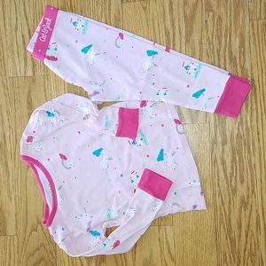 ❄️5/$50❄️ Cat & Jack Unicorn, rainbow, castle pajamas